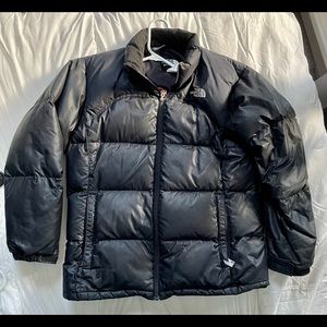 Black girls north face puffer jacket